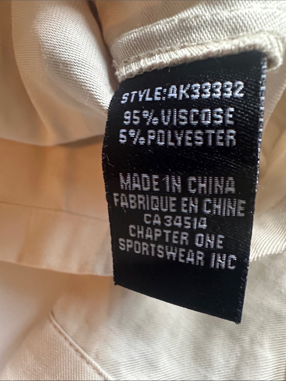 Women’s Cream Tie-Waist Utility Jacket with Front Flap Pockets - Picture 3 of 14